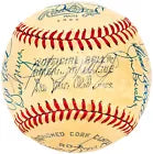 1978 Mariners Team Signed Autographed MacPhail AL Baseball With 25 Sigs SKU #234607