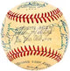 1978 Mariners Team Signed Autographed MacPhail AL Baseball With 25 Sigs SKU #234607