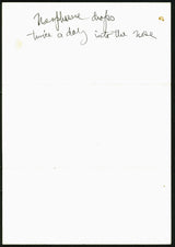 Stan Laurel Authentic Signed 7.25x10.5 1961 Oceana Hotel Letter PSA/DNA #Z08546