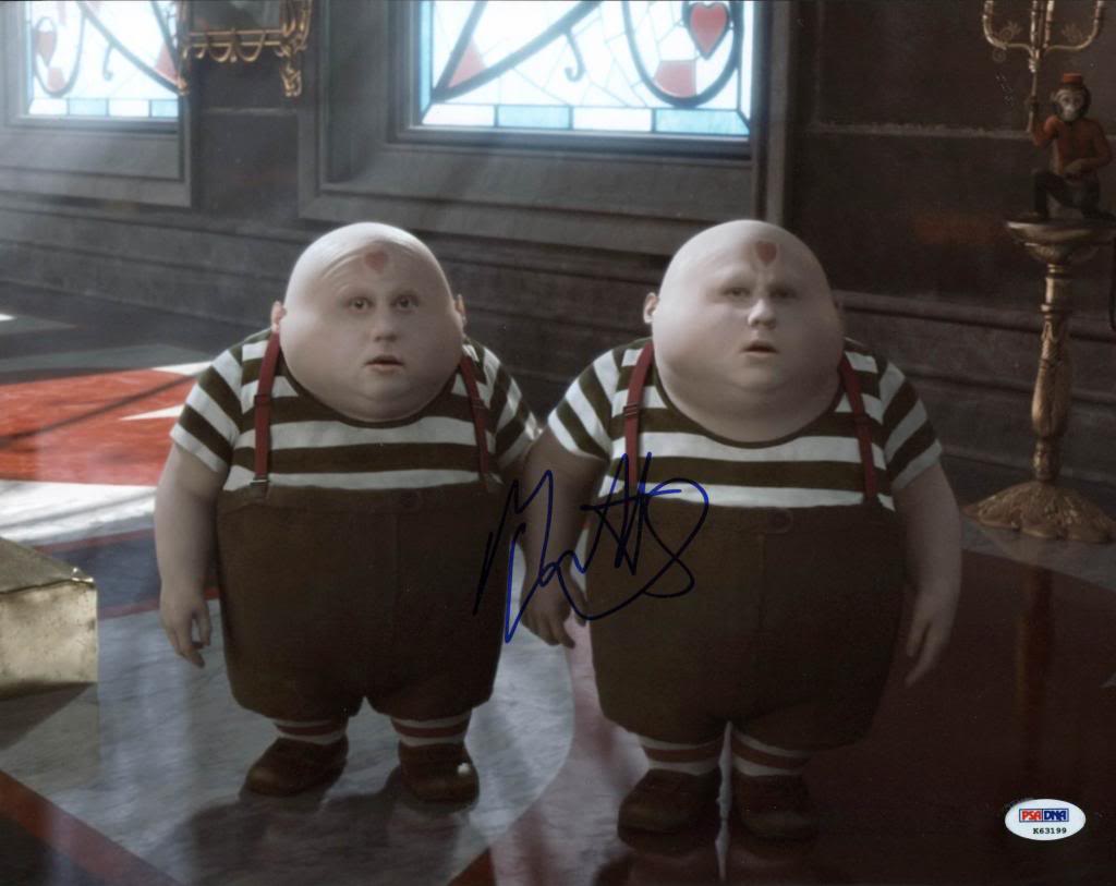 Matt Lucas Alice In Wonderland Signed Authentic 11X14 Photo PSA/DNA #K63199