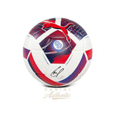 Christian Pulisic Autographed Red/White/Blue Puma CP10 Performance Soccer Ball Panini