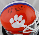 Deshaun Watson Autographed Clemson Schutt Mini Helmet- JSA Witnessed Auth * Blk