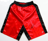Randy Couture Autographed Red Custom MMA Trunks - Beckett Auth *Black