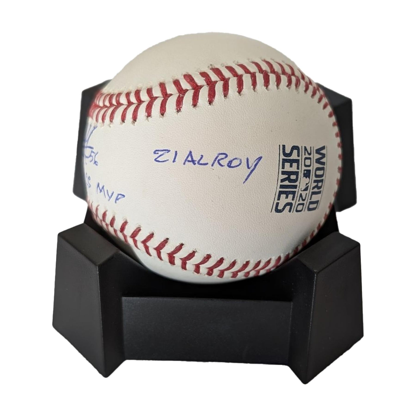 Randy Arozarena Autographed Rawlings MLB World Series 2020 Baseball w/ Inscription - BAS