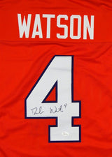 Deshaun Watson Autographed Orange College Style Jersey- JSA W Authenticated *4