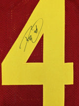Ricky Ervins Autographed Maroon College Style Jersey- JSA Authenticated