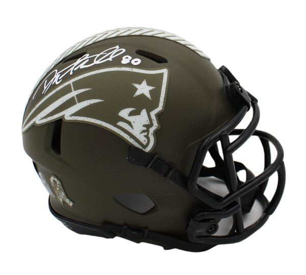 Danny Amendola Autographed Salute To Service Mini Helmet - BWA