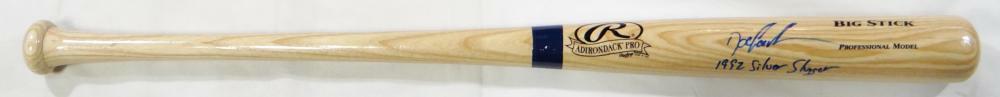 Doc Gooden Autographed Blonde Rawlings Big Stick Baseball Bat w/ Ins- JSA W Auth