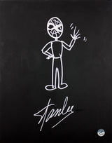 Stan Lee Authentic Signed 16x20 Canvas w/ Spider-man Sketch PSA/DNA #W00380