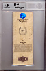 John Elway Autographed SB XXXII Purple Ticket Denver Broncos Beckett BAS #9770190