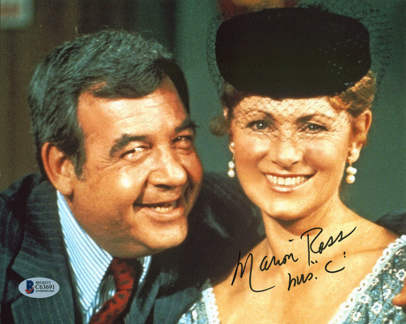 Marion Ross Happy Days "Mrs. C" Authentic Signed 8x10 Photo BAS #C63691