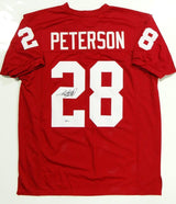 Adrian Peterson Autographed Maroon College Style Jersey - Beckett Authentication