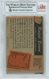 Ralph Beard Autographed 1955 Bowman Card #206 St. Louis Cardinals Beckett BAS #9888951