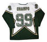 1999 Dallas Stars Team (13) Signed White Champions Hockey Jersey BAS