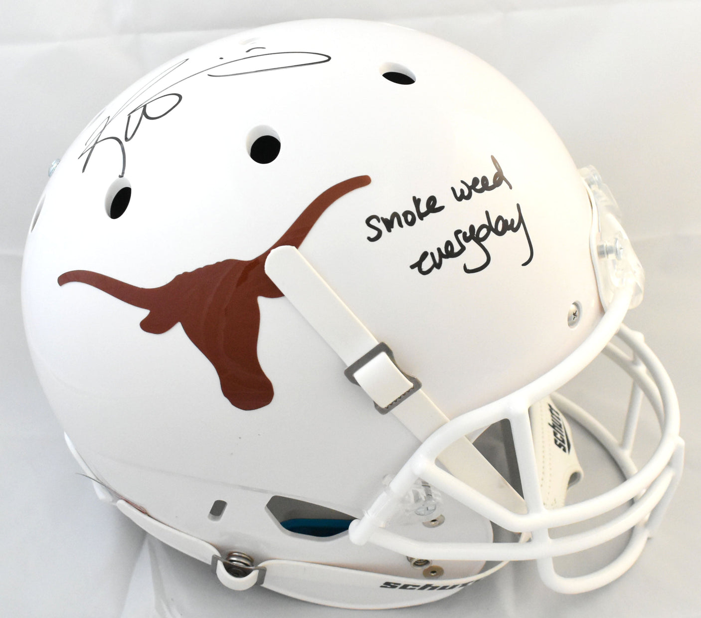 Ricky Williams Autographed Texas Longhorns F/S Schutt Helmet - JSA W