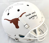 Ricky Williams Autographed Texas Longhorns F/S Schutt Helmet - JSA W