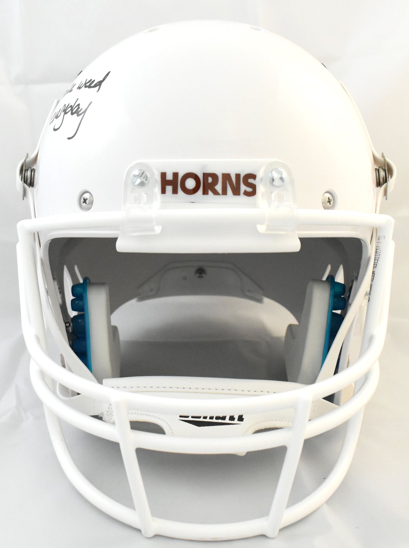 Ricky Williams Autographed Texas Longhorns F/S Schutt Helmet - JSA W