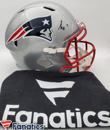 Kayshon Boutte Signed Patriots F/S Replica Football Helmet - Fanatics