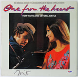 Tom Waits One From The Heart Authentic Signed Album Cover PSA/DNA #W46778