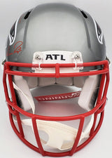Matt Ryan Autographed Atlanta Falcons Flash Silver Full Size Authentic Speed Helmet "2016 NFL MVP" Beckett BAS QR Stock #197076