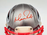 Matt Ryan Autographed Atlanta Falcons Flash Silver Speed Mini Helmet Beckett BAS QR Stock #197080