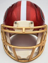 Trey Lance Autographed San Francisco 49ers Flash Red Speed Mini Helmet Beckett BAS QR Stock #197093