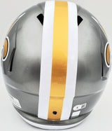 Drew Brees Autographed New Orleans Saints Flash Silver Full Size Replica Speed Helmet "SB XLIV MVP" Beckett BAS QR Stock #197105
