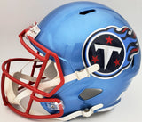 Ryan Tannehill Autographed Tennessee Titans Flash Blue Full Size Replica Speed Helmet Beckett BAS QR Stock #197140