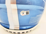 Ryan Tannehill Autographed Tennessee Titans Flash Blue Full Size Authentic Speed Helmet Beckett BAS QR Stock #197141