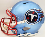 Ryan Tannehill Autographed Tennessee Titans Flash Blue Full Size Authentic Speed Helmet Beckett BAS QR Stock #197141