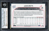 Juan Soto Autographed 2022 Topps Opening Day Card #150 New York Yankees Beckett BAS #17069747