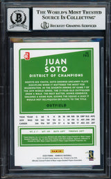 Juan Soto Autographed 2020 Donruss Variations Card #162 New York Mets Auto Grade Gem Mint 10 Beckett BAS #17039184
