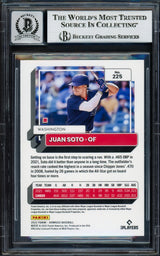 Juan Soto Autographed 2022 Donruss Variations Card #225 New York Yankees Auto Grade Gem Mint 10 Beckett BAS #17039282