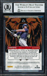 Juan Soto Autographed 2022 Donruss Unleashed Card #UL8 New York Mets Auto Grade Gem Mint 10 Beckett BAS #17039298