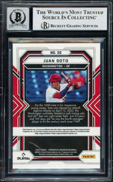 Juan Soto Autographed 2022 Panini Obsidian Card #32 New York Mets Auto Grade Gem Mint 10 Beckett BAS #17039238