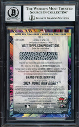 Juan Soto Autographed 2023 Topps Home Run Challenge Card #HRC6 New York Mets Auto Grade Gem Mint 10 Beckett BAS #17039139