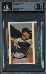 Billy Martin Autographed 3x4 Magazine Page Photo New York Yankees Beckett BAS #17070421