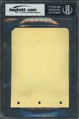 Babe Ruth Autographed 4x6 Album Page New York Yankees Beckett BAS #13201765