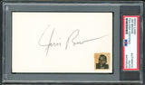 Jim Brown Autographed 3x5 Index Card Cleveland Browns PSA/DNA #84509508