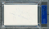 Wilt Chamberlain Autographed 3x5 Index Card Los Angeles Lakers Auto Grade Gem Mint 10 PSA/DNA #83037660