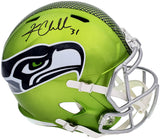 Kam Chancellor Autographed Seattle Seahawks Flash Green Full Size Replica Speed Helmet MCS Holo Stock #197181