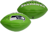 Kam Chancellor Autographed Seattle Seahawks Green Logo Football MCS Holo Stock #197190