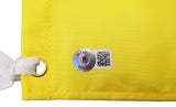 Hideki Matsuyama Autographed Yellow 2021 Masters Golf Pin Flag Beckett BAS QR Stock #197174