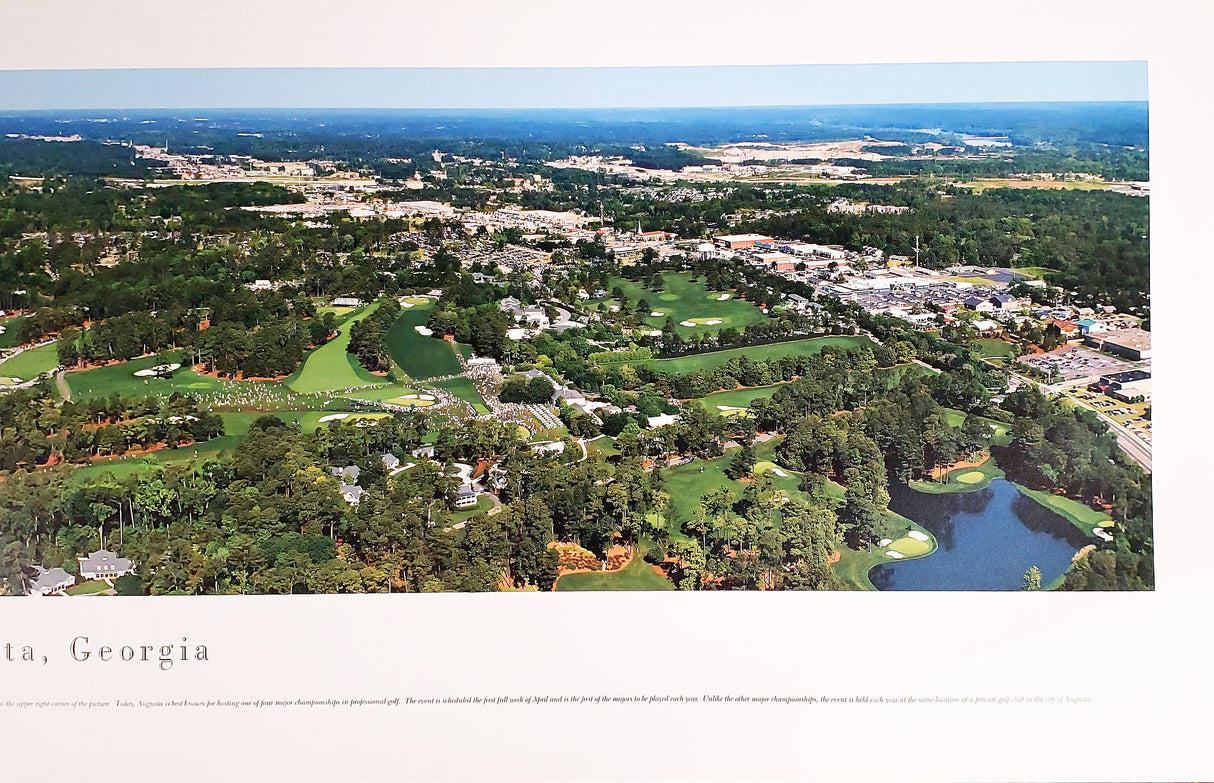 Hideki Matsuyama Autographed 13.5x40 Panoramic Photo Beckett BAS QR Stock #197206