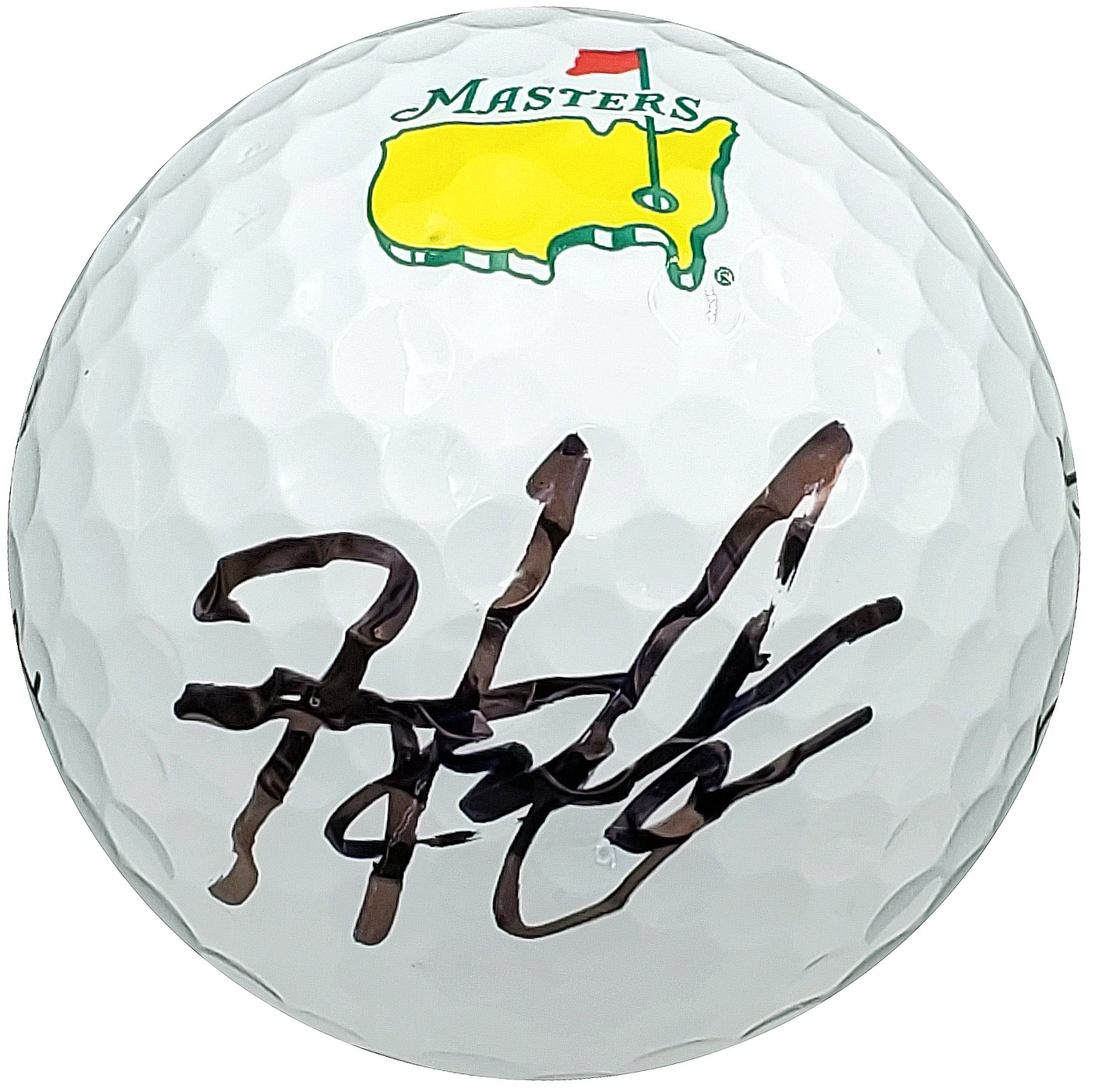 Hideki Matsuyama Autographed Titleist Masters Logo Golf Ball Pro V1 Beckett BAS Stock #197209