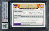 Jerry West Autographed 2008-09 Topps Card #180 Card Los Angeles Lakers Auto Grade Gem Mint 10 Beckett BAS Stock #235077