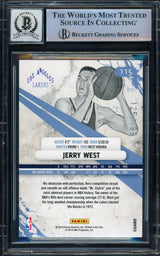 Jerry West Autographed 2010-11 Rookies & Stars Gold Holofoil Card #115 Card Los Angeles Lakers Auto Grade Gem Mint 10 Beckett BAS Stock #235080