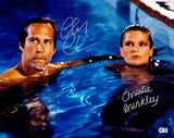 Chevy Chase & Christie Brinkley Autographed 16x20 Photo Vacation Clark Griswold Beckett BAS Witness Stock #234420