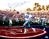 Michael Irvin Autographed 16x20 Photo Dallas Cowboys Beckett BAS Witness Stock #234543