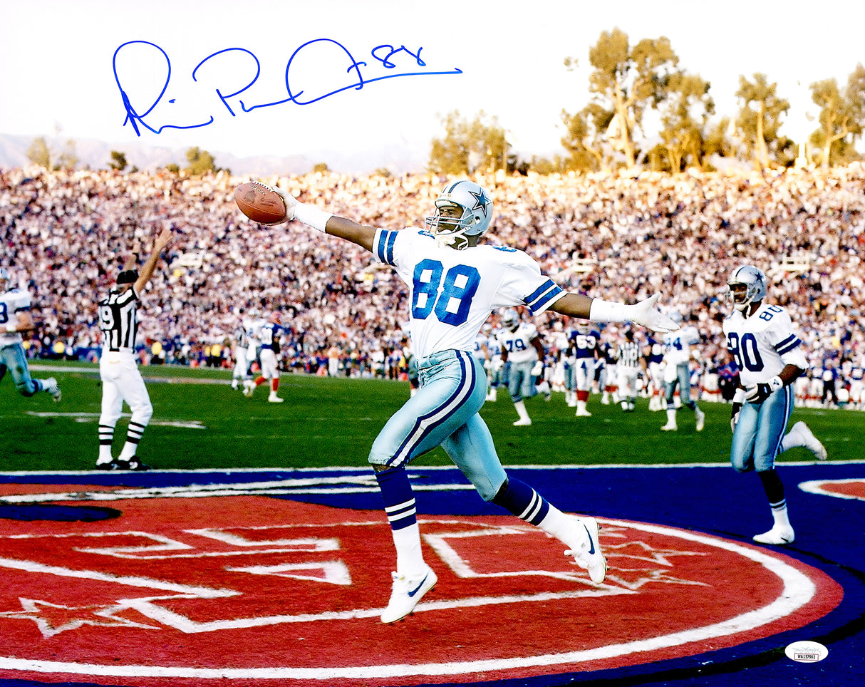 Michael Irvin Autographed 16x20 Photo Dallas Cowboys JSA Stock #234544
